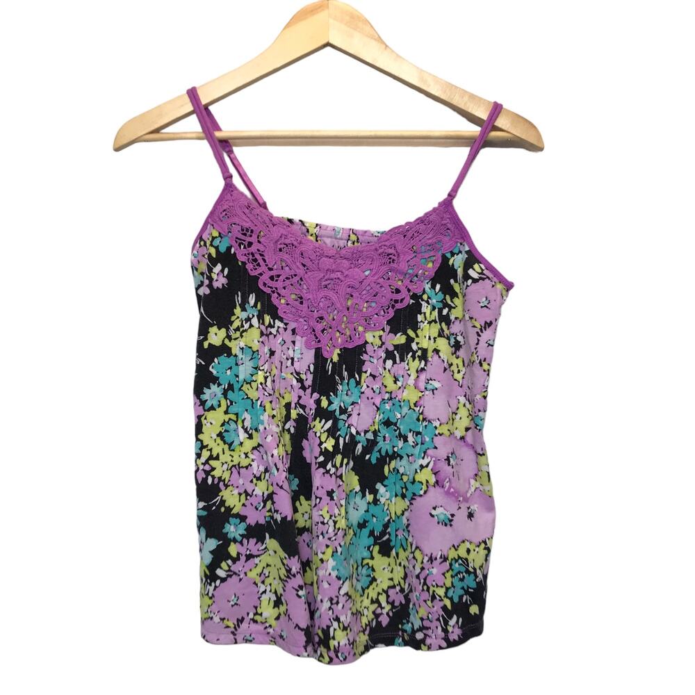 Y2K Aeropostale floral Tank Top‎ Size Med